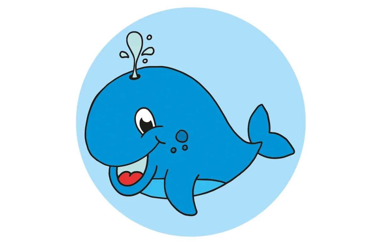 Autocollants de récompense - baleine